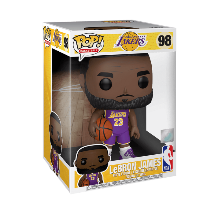 NBA 勒布朗·詹姆斯 (紫色球衣)10英寸 - 图片 2